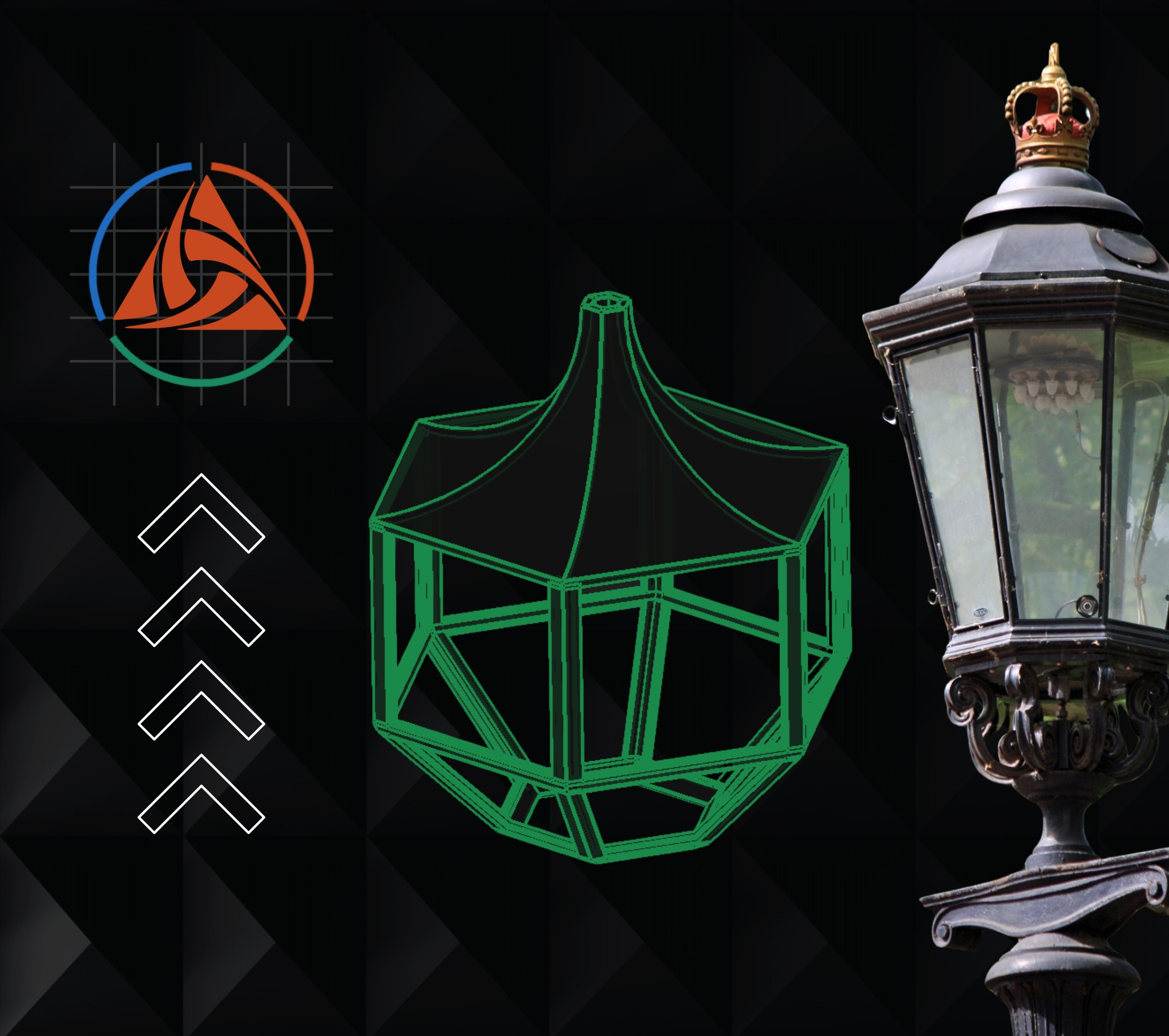 Upside down lantern